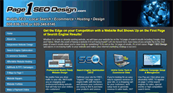 Desktop Screenshot of page1seodesign.com